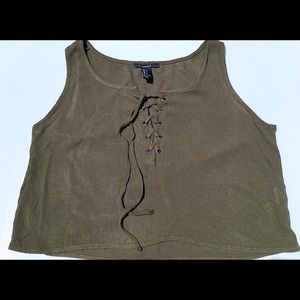 olive green crop top!